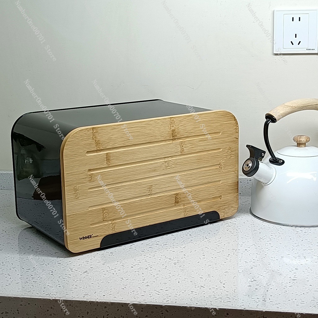 Kitchen Bread Box with Bamboo  - огляд і ціна Food Snacks Box