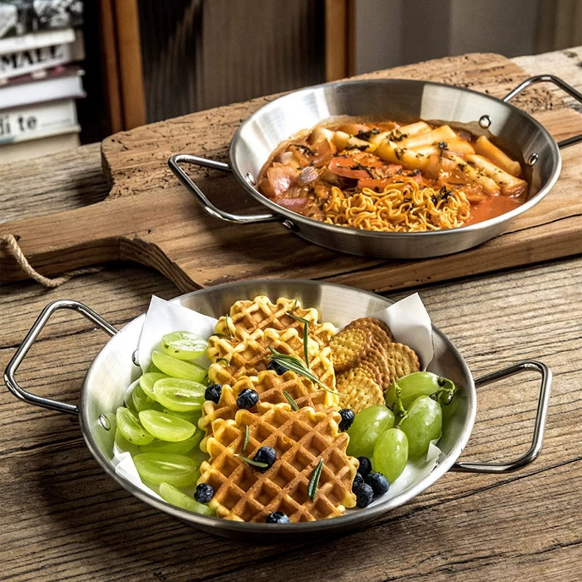 INS Stainless Steel Double-Han - огляд і ціна Food And Snacks For Picnic