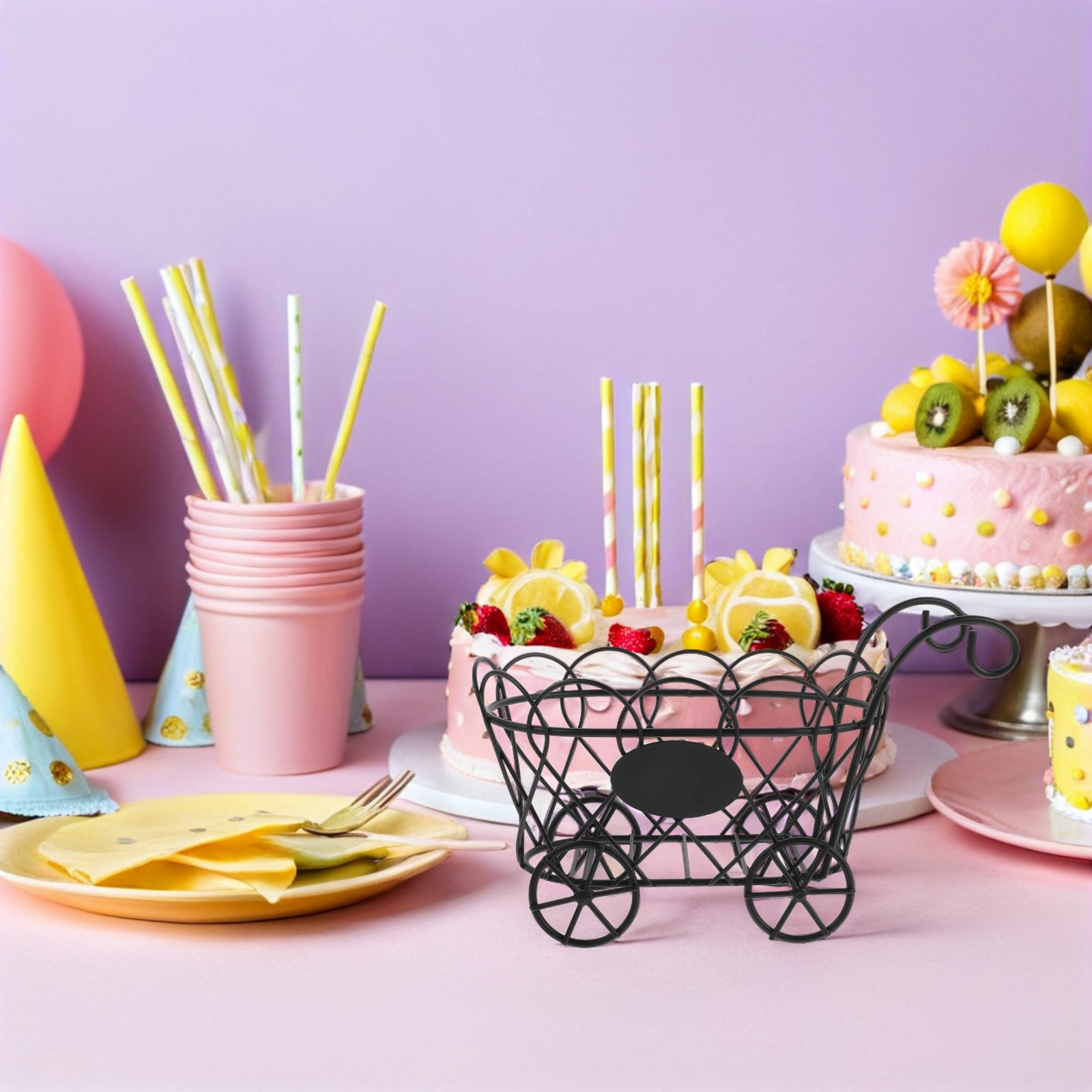 French Fries Basket Cradle Car - огляд і ціна Food Snacks For Party