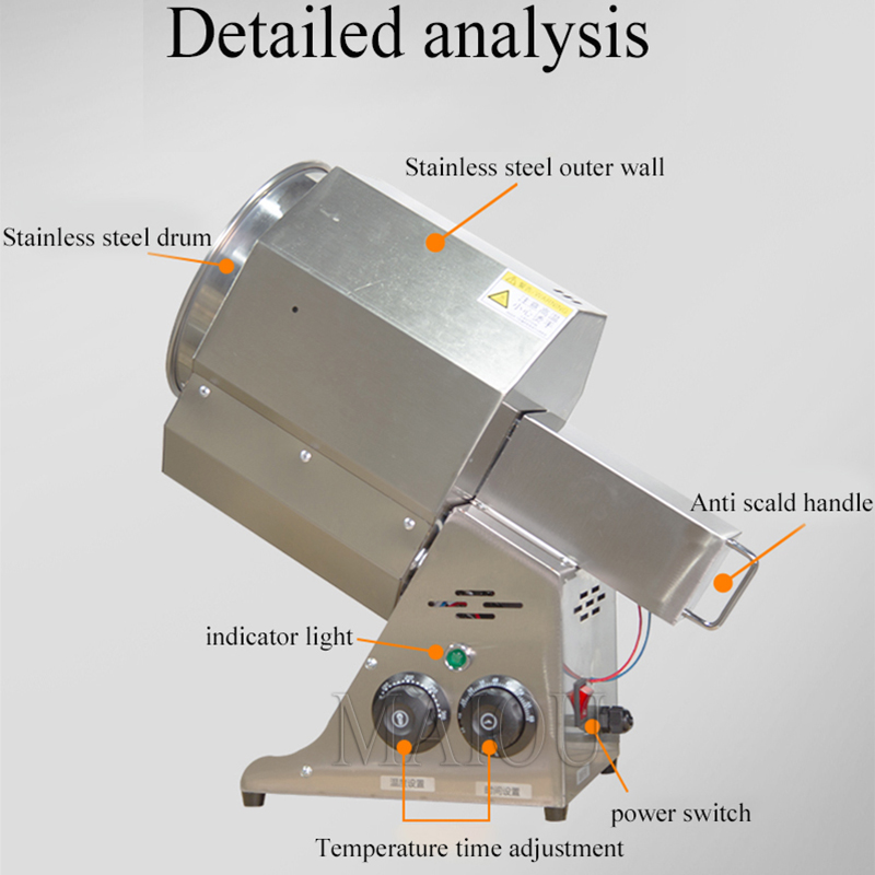 Stainless Steel Electric 1500W - огляд і ціна Roasted Nut Mix
