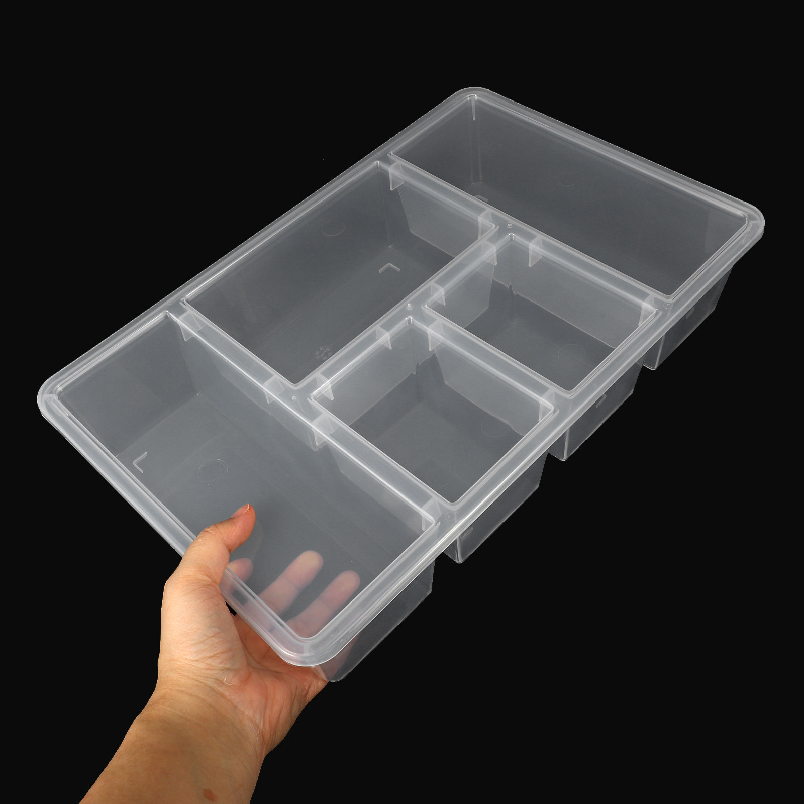 5 Compartment Veggie Tray Food - огляд і ціна Food Snacks Box
