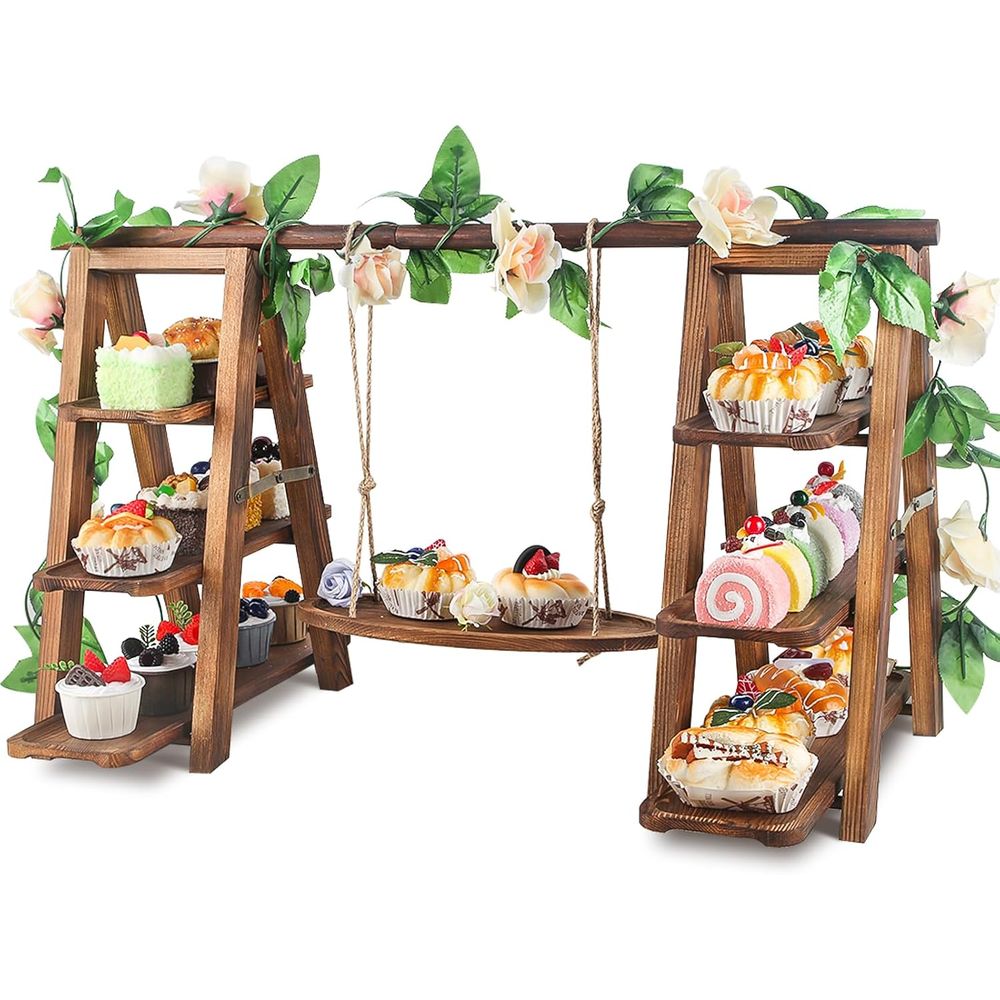 3 Tier Cupcake Stand with Swin - огляд і ціна Food Snacks For Party