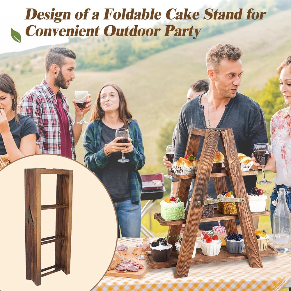 3 Tier Cupcake Stand with Swin - огляд і ціна Food Snacks For Party