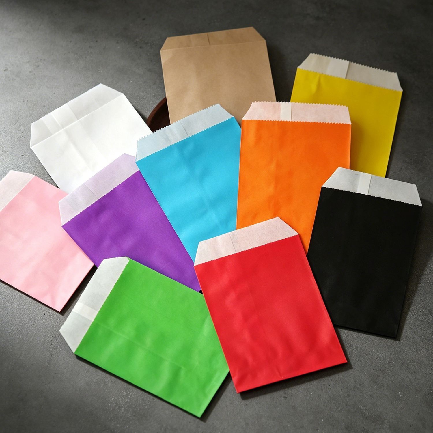 50/100pcs color Gift Kraft Pap - огляд і ціна Food Snacks For Party